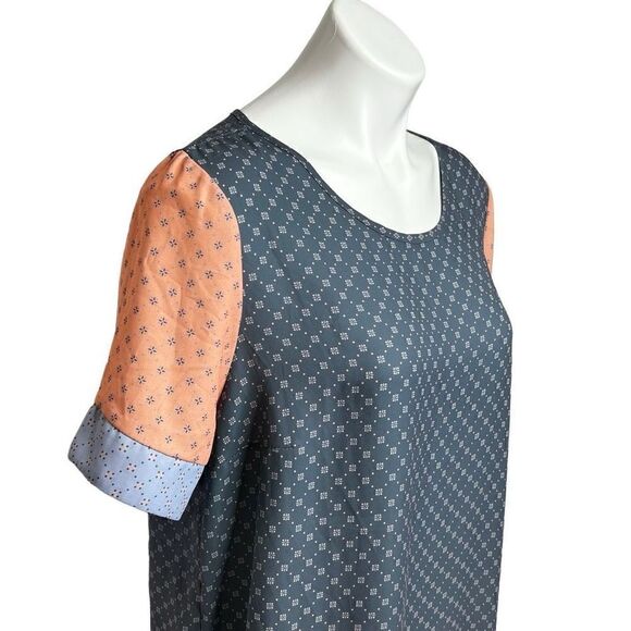 ModCloth mixed fresh daily short sleeve top size XL - Picture 4 of 13